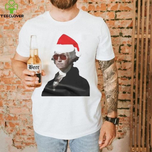 George Washington santa hat Christmas hoodie, sweater, longsleeve, shirt v-neck, t-shirt