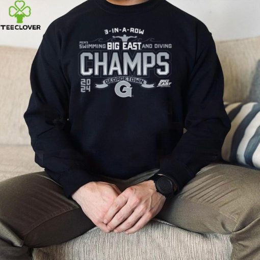 Georgetown Hoyas 2024 Big East Men’s Swimming & Diving Champions T Shirt