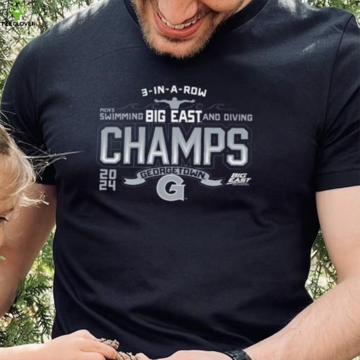 Georgetown Hoyas 2024 Big East Men’s Swimming & Diving Champions T Shirt