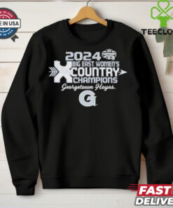 Georgetown Hoyas 2024 Big East Women’s Cross Country Champions T Shirts