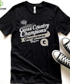 Georgetown Hoyas Blue 84 2023 Big East Women's Cross Country Champions T Shirt