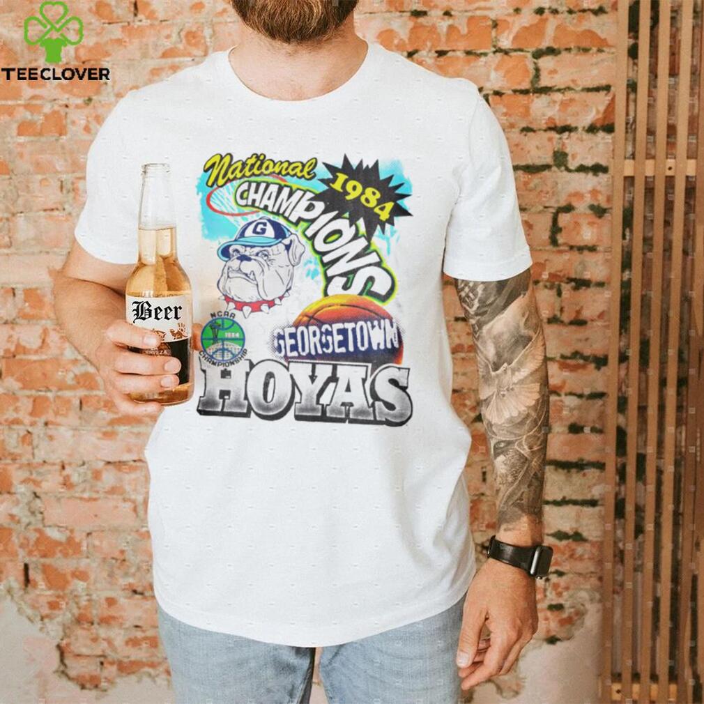 Georgetown Hoyas NCAA National Champions 1984 vintage shirt Georgetown Hoyas NCAA National Champions 1984 vintage shirt