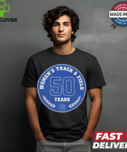 Georgetown Women’s Track & Field Country 100 Years Anniversary T Shirt 1 Georgetown Women’s Track & Field Country 100 Years Anniversary T Shirt