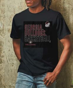 Georgia Basketball  Text Logo Overlay Shirt