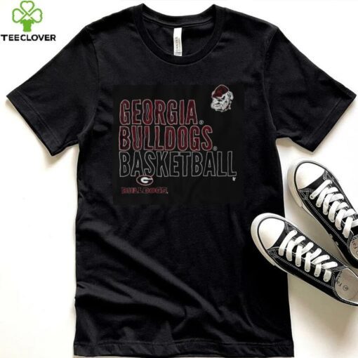 Georgia Basketball  Text Logo Overlay Shirt