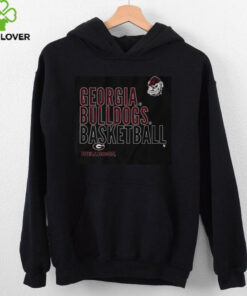 Georgia Basketball Text Logo Overlay Shirt
