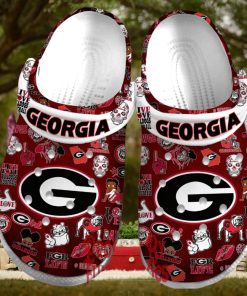 Georgia Bulldog Crocs Shoes