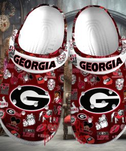 Georgia Bulldog Crocs Shoes