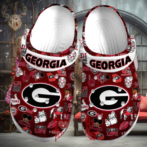 Georgia Bulldog Crocs Shoes