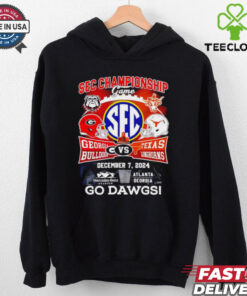 Georgia Bulldog vs Texas Longhorns Sec Championship Game go dawgs shirt