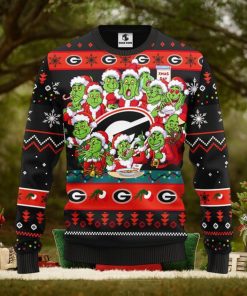Georgia Bulldogs 12 Grinch Xmas Day Christmas Ugly Sweater