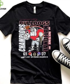 Georgia Bulldogs 2021 2022 Back To Back CFP National Champions Shirt