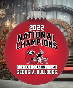 Georgia Bulldogs 2022 National Championship Officially Licensed Ornament