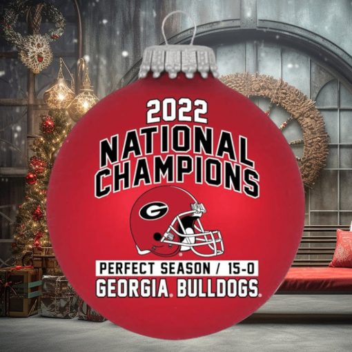 Georgia Bulldogs 2022 National Championship Officially Licensed Ornament