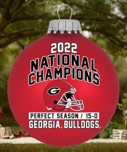 Georgia Bulldogs 2022 National Championship Officially Licensed Ornament