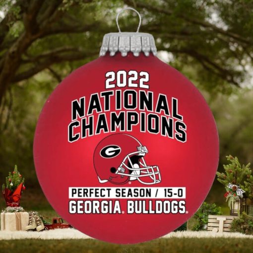 Georgia Bulldogs 2022 National Championship Officially Licensed Ornament