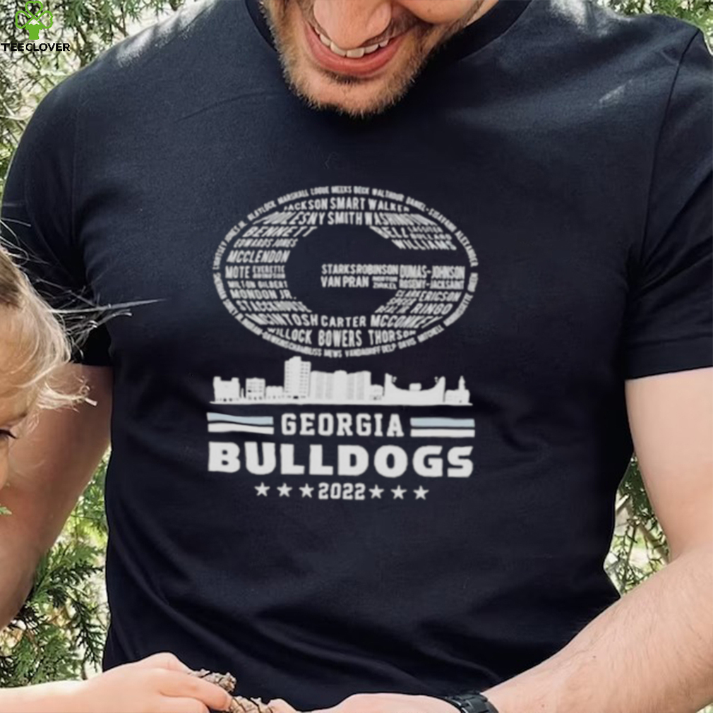 Georgia Bulldogs 2022 Players names champions logo shirt