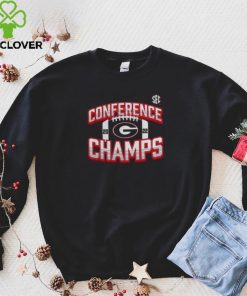 Georgia Bulldogs 2022 SEC Football Conference Champions Icon Bold Shirt