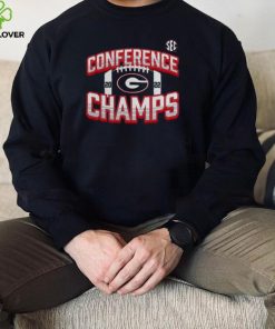 Georgia Bulldogs 2022 SEC Football Conference Champions Icon Bold Shirt