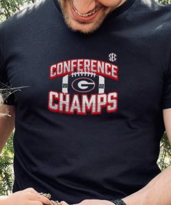 Georgia Bulldogs 2022 SEC Football Conference Champions Icon Bold Shirt