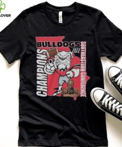 Georgia Bulldogs 2022 Southeastern Conference Champions Map shirt