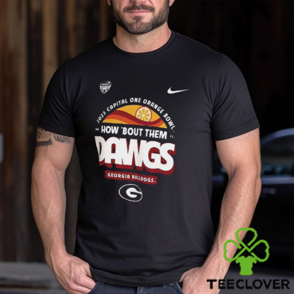 Georgia Bulldogs 2023 Capital One Orange Bowl How Bout Them Dawgs Classic T Shirt Georgia Bulldogs 2023 Capital One Orange Bowl How Bout Them Dawgs Classic T Shirt