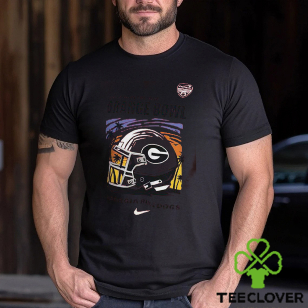 Georgia Bulldogs 2023 Capital One Orange Bowl Nike Essentials T Shirt Georgia Bulldogs 2023 Capital One Orange Bowl Nike Essentials T Shirt