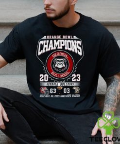 Georgia Bulldogs 2023 Orange Bowl Champs T Shirt