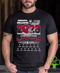 Georgia Bulldogs 2023 Sec East Champions T Shirt