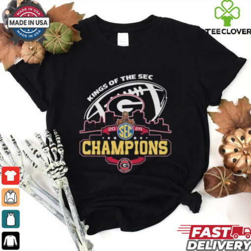Georgia Bulldogs 2024 Kings Of The Sec Champions T Shirt