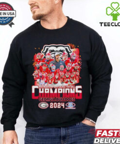 Georgia Bulldogs 2024 Southeastern conference football Champions shirt
