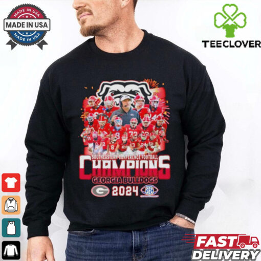 Georgia Bulldogs 2024 Southeastern conference football Champions shirt