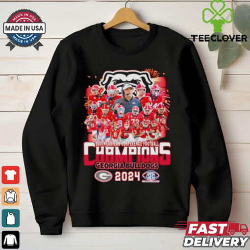 Georgia Bulldogs 2024 Southeastern conference football Champions shirt