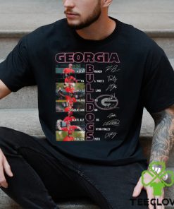 Georgia Bulldogs 2024 Times Starting Line Up T Shirt