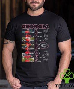 Georgia Bulldogs 2024 Times Starting Line Up T Shirt