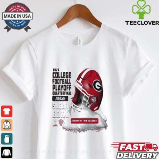 Georgia Bulldogs 2025 College Football Playoff Allstate Sugar Bowl January 1st New Orleans LA NCAA Bowl Games 2024 2025 T Shirts