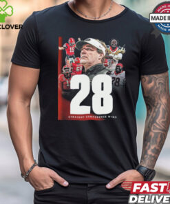 Georgia Bulldogs 28 Straight Conference Wins Shirt 1 Georgia Bulldogs 28 Straight Conference Wins Shirt