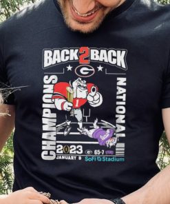 Georgia Bulldogs Back 2 Back CFP National Champions 2023 Shirt