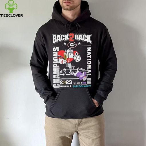 Georgia Bulldogs Back 2 Back CFP National Champions 2023 Shirt