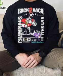 Georgia Bulldogs Back 2 Back CFP National Champions 2023 Shirt