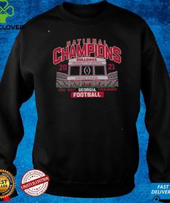 Georgia Bulldogs Blue 84 College Football Playoff 2021 National Champions Stadium Shirt