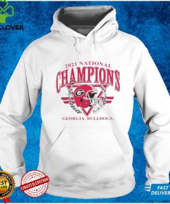 Georgia Bulldogs Champion College Football Playoff 2021 National Champions Helmet T Shirt