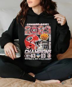 Georgia Bulldogs Champions The Capital One Orange Bowl 2023 Shirt