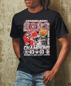 Georgia Bulldogs Champions The Capital One Orange Bowl 2023 Shirt