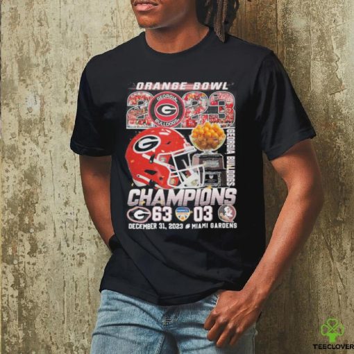 Georgia Bulldogs Champions The Capital One Orange Bowl 2023 Shirt