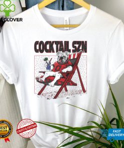 Georgia Bulldogs Cocktail SZN Football T Shirt