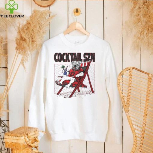 Georgia Bulldogs Cocktail SZN Football T Shirt