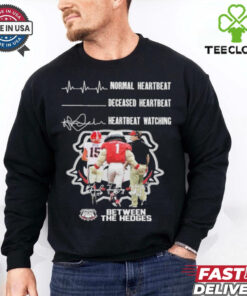 Georgia Bulldogs Crazy Heartbeat Watching Them Playing 2024 signature T Shirt