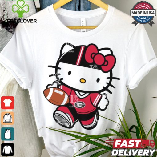 Georgia Bulldogs Cute Hello Kitty Football shirt