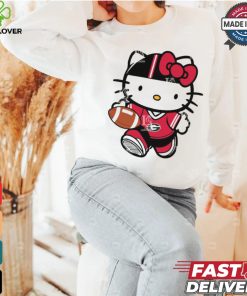 Georgia Bulldogs Cute Hello Kitty Football shirt